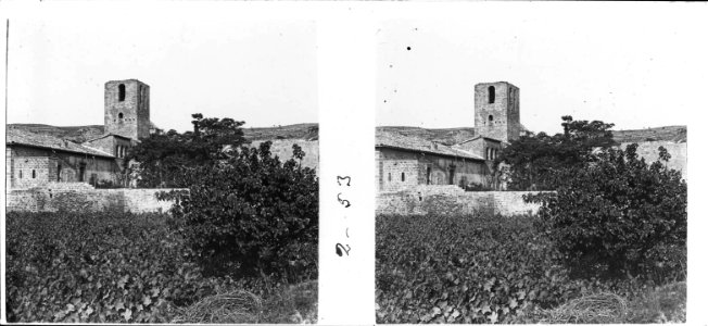 Vista del monestir de Sant Benet del Bages