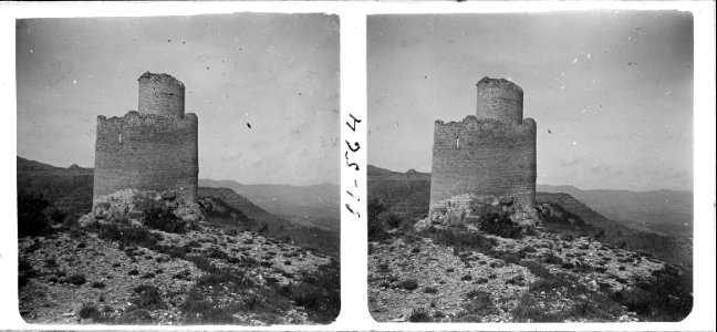 Vista del castell de Mur