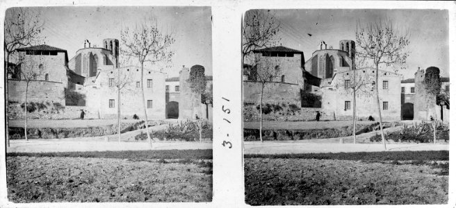 Vista del monestir de Pedralbes