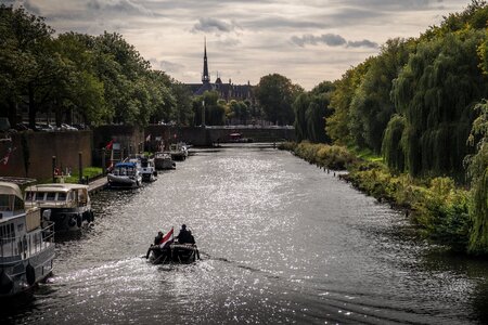 Water canals autumn