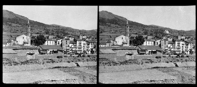 Vista del poble de Sort