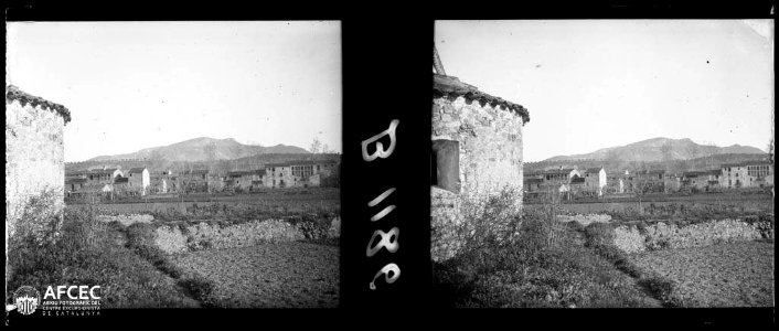 Vista del poble d'Argelaguer