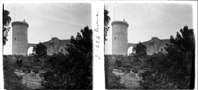 Vista del castell de Bellver
