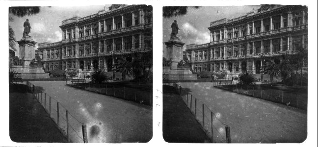 Vista del Palau de Justícia