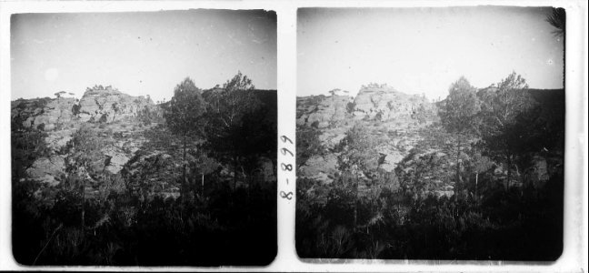 Vista del castell de Pairet a Martorell