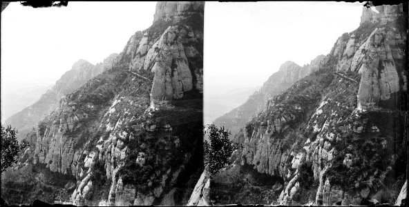 Vista del massís de Montserrat
