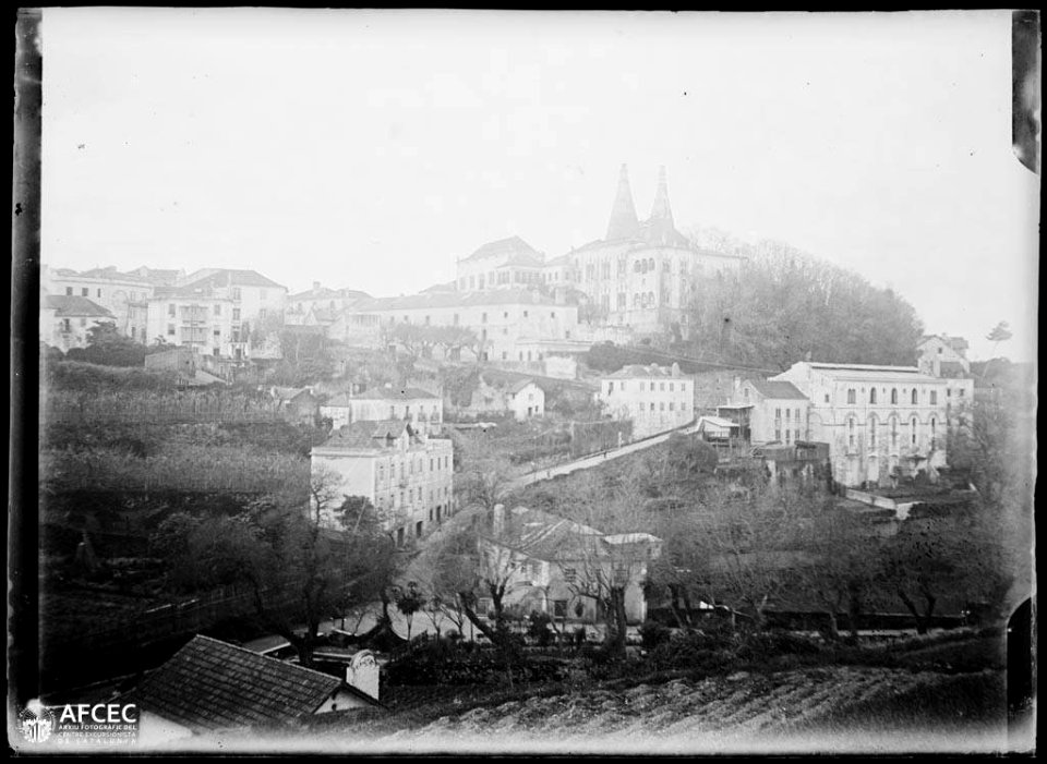 Vista del Palau Nacional de Sintra