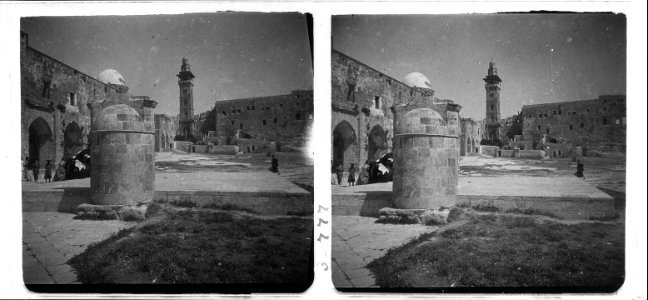 Vista del palau de Salomó i d ' uns minarets