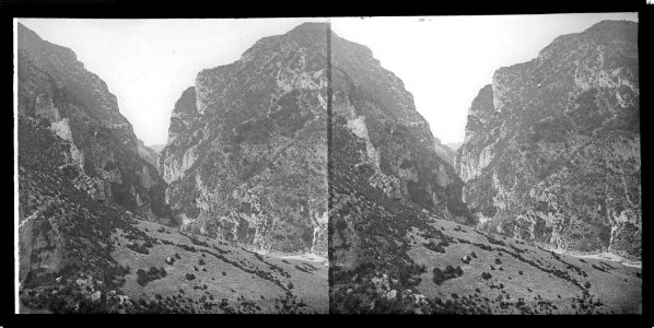 Vista del pas del Remei al congost de Mont-rebei