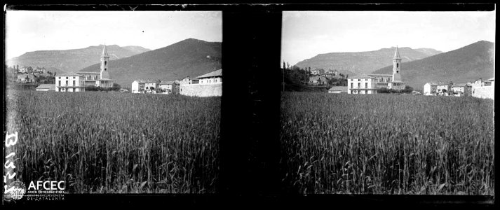 Vista del poble de Campdevànol