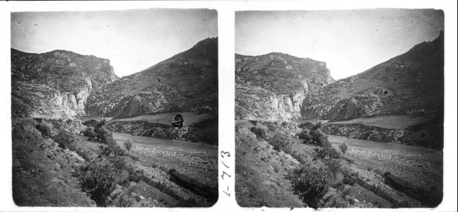 Vista del pont nou d ' Organyà