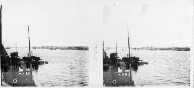 Vista del port d'Anvers