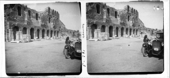 Vista del teatre grec d ' Atenes
