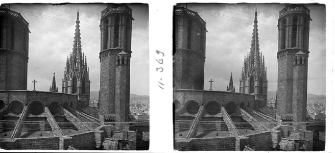Vista exterior de l'absis de la catedral