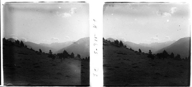 Vista des de dalt del coll