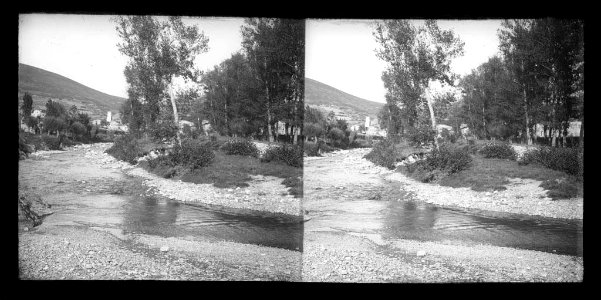 Vista del riu Ter i Camprodon al fons
