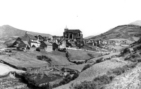 Vista general d'Ansó