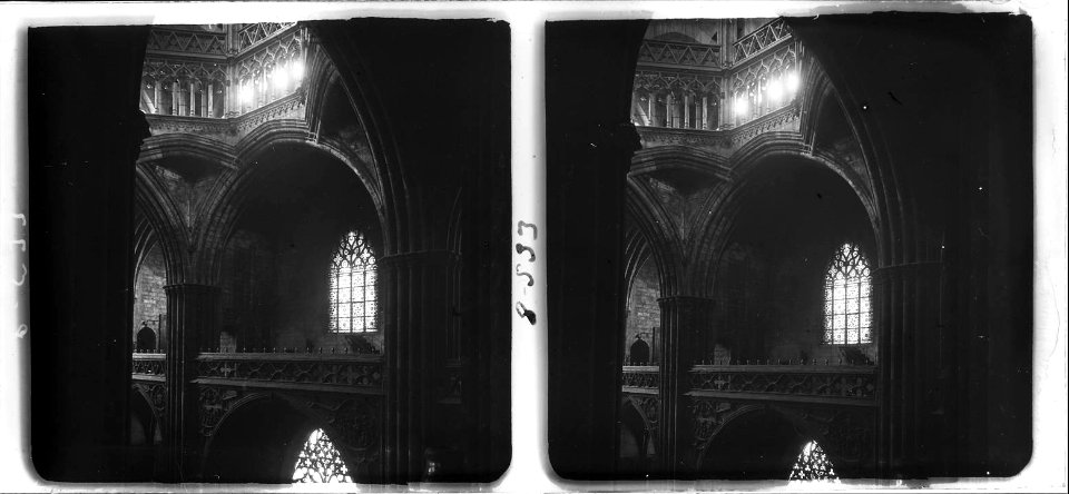 Vista des del trifori de la catedral de Barcelona