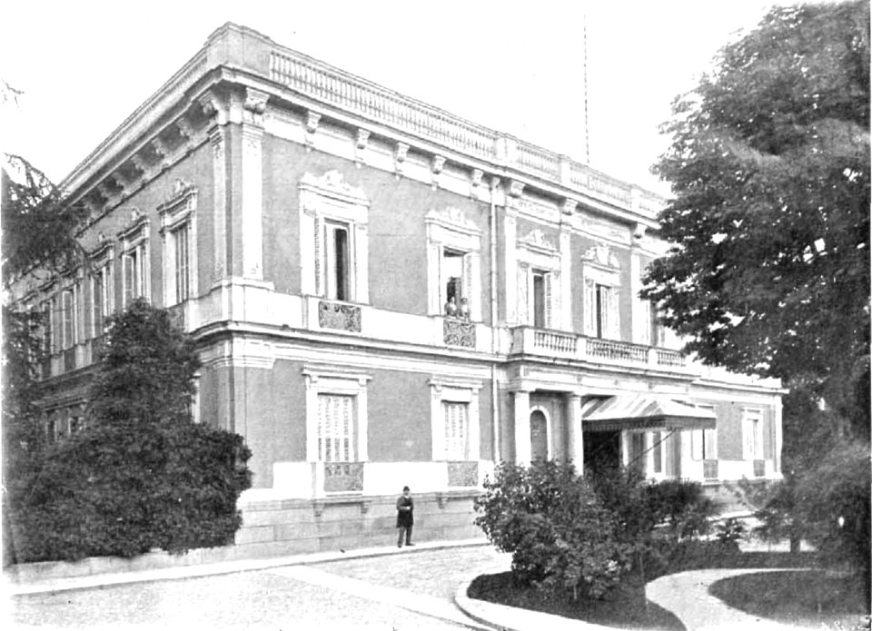 Vista exterior Antigua embajada de Alemania