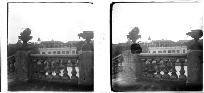 Vista des d'un restaurant al parc de la Ciutadella