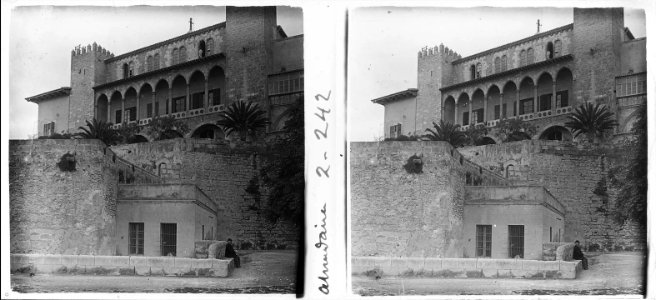 Vista d´un palau a Palma de Mallorca