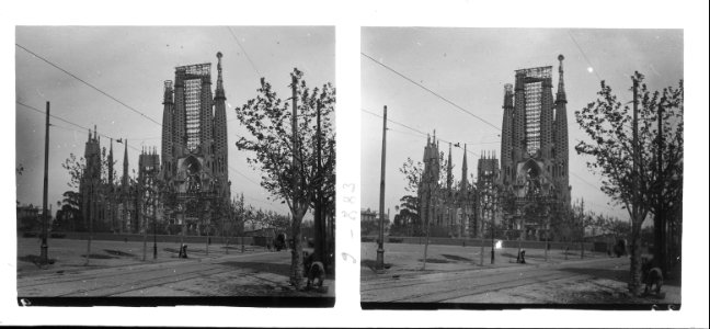 Vista exterior de la Sagrada Família