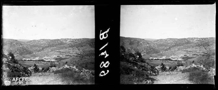Vista general d'un poble (AFCEC GAUSACHS B 01489)