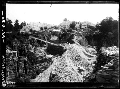 Vista general de la pedrera de pedra litogràfica de Solnhofen (AFCEC VIDAL A 0599)