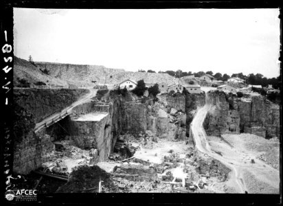Vista general de la pedrera de pedra litogràfica de Solnhofen (AFCEC VIDAL A 0598)