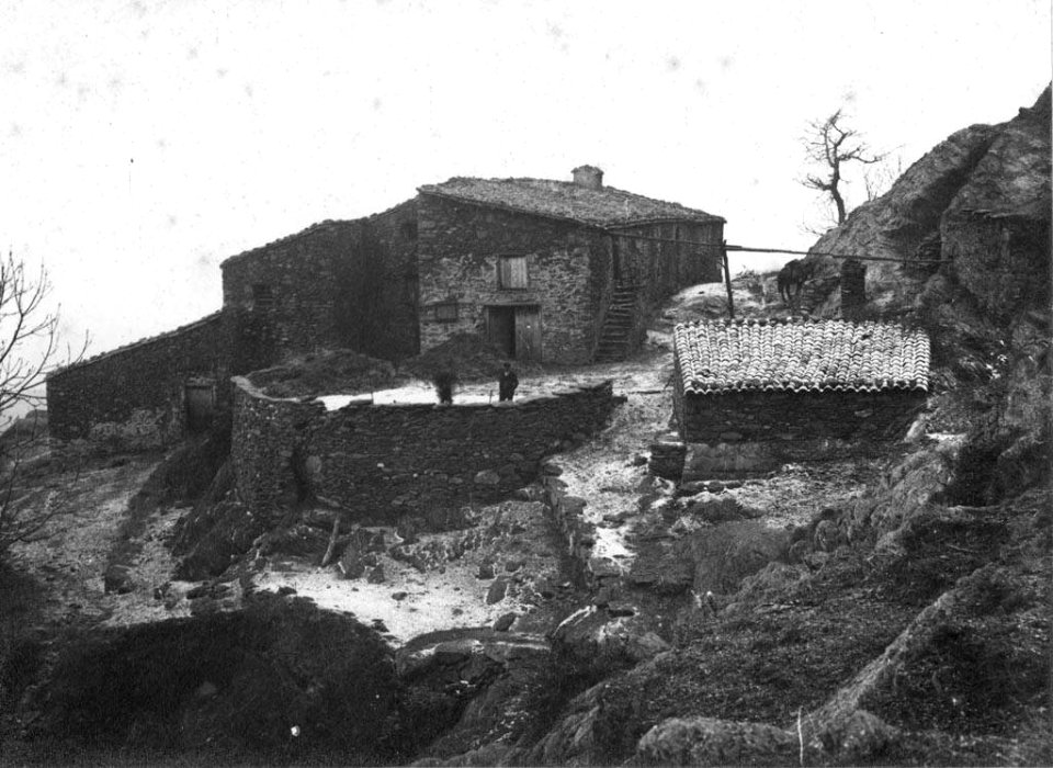 Vista general de Can França, a Beget