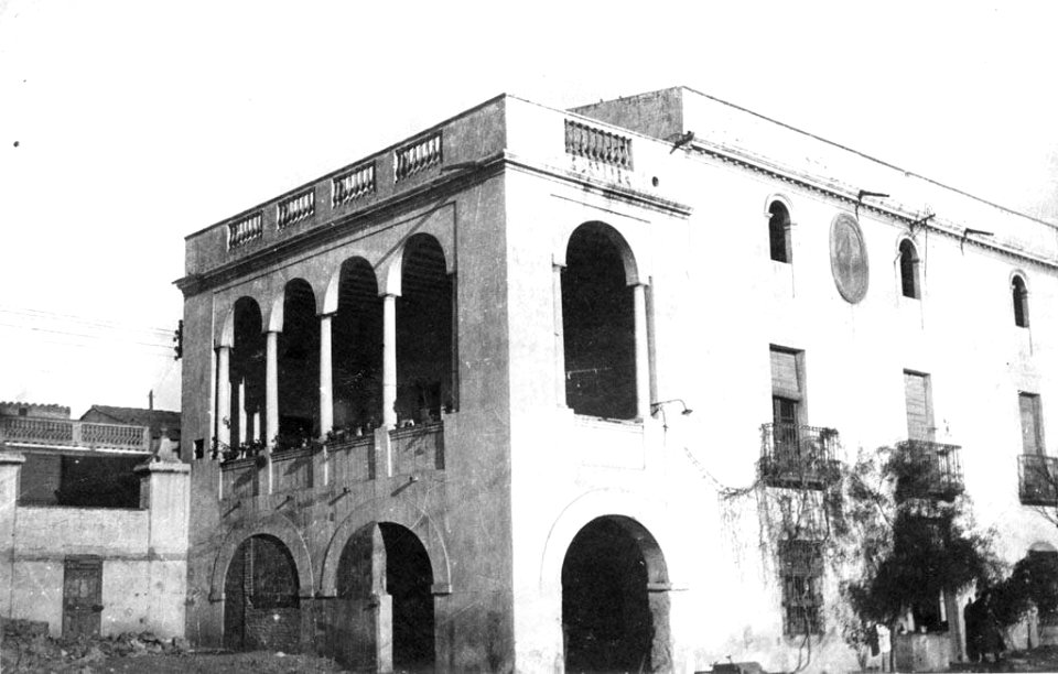 Vista general de Can Bachs a la carretera de Badalona (AFCEC EMC X 1197)