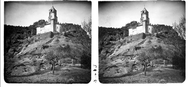 Vista general de l'església de Santa Maria de Cervelló