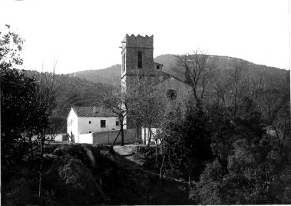 Vista general de la parròquia de Vallvidrera