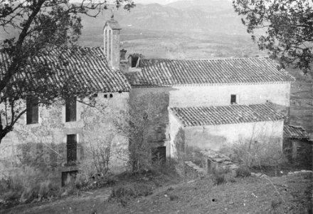 Vista general de la rectoria de Montmajor