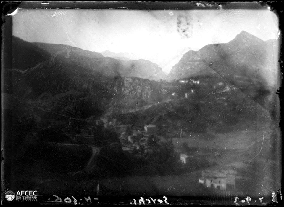 Vista general de les mines de la Consolació a Fígols