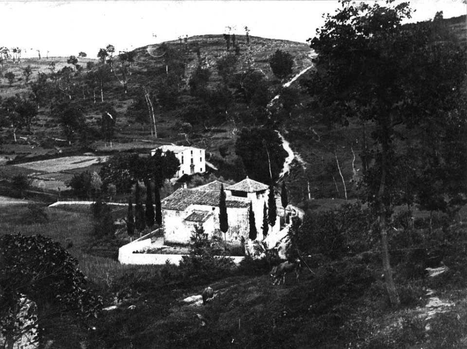 Vista general de Santa Maria de Puigpardines (AFCEC EMC X 4185)