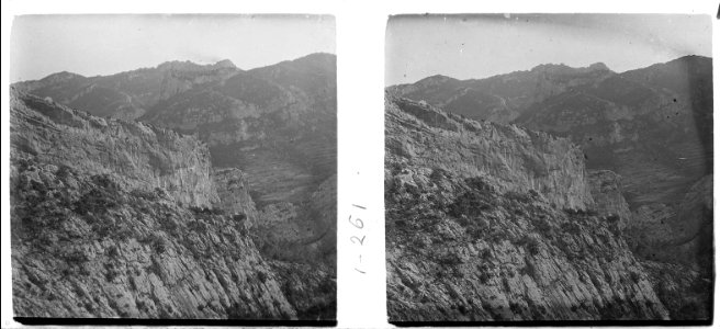Vista general de les muntanyes de Cardó