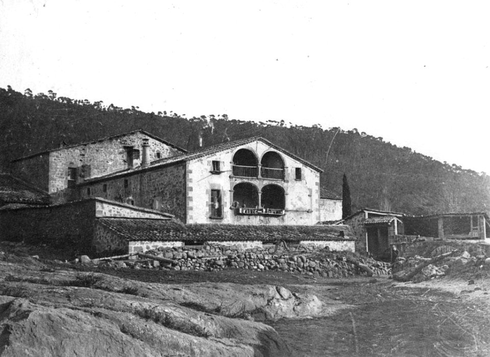 Vista general de Mas Navel de Serrateix