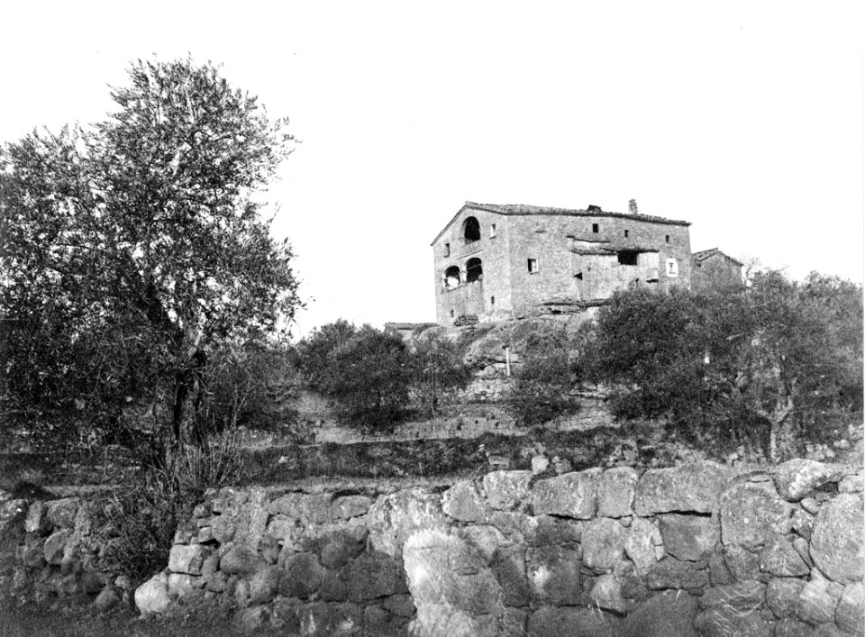 Vista llunyana de Santovà de Cardona