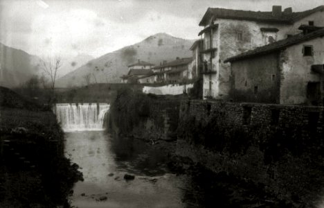 Vista panoramica y rincones de la localidad de Lazkao (2 de 3) - Fondo Car-Kutxa Fototeka
