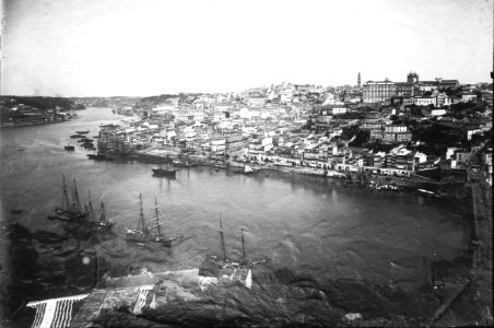 Vista geral do Porto em 1919