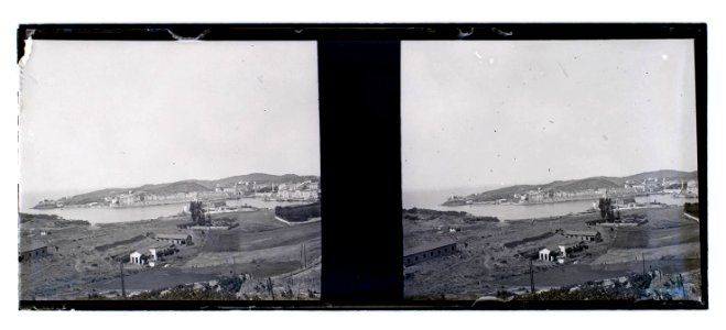 Vista panoràmica d’un port