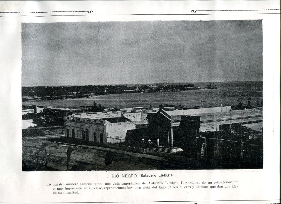 Vista panorámica - Saladero Liebig's - Río Negro