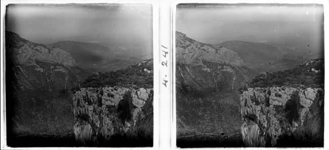 Vista panoràmica des del castell d´Alaró a Palma de Mallorca