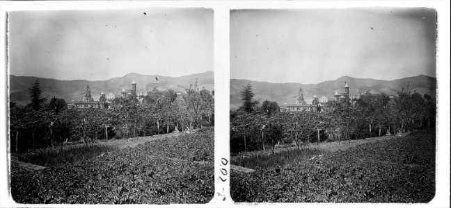 Vista panoràmica de l ' Institut Borrell d ' Alella