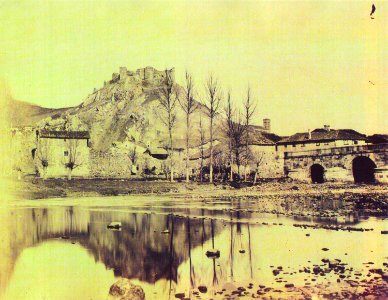 Vista parcial de Aguilar de Campóo entre 1855 y 1857 - William Atkinson photo