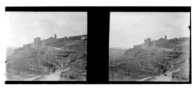 Vista panoràmica de les muralles de Morella