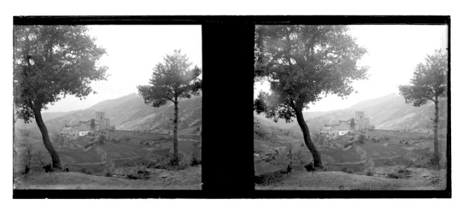 Vista panoràmica de Sant Pere de la Portella