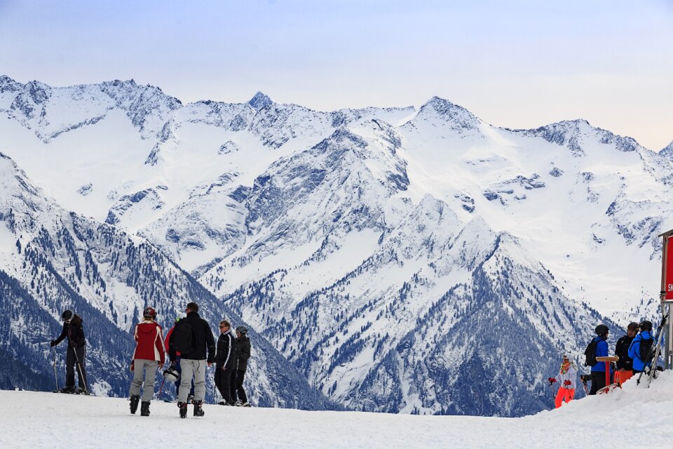 Mountain peak sport cold