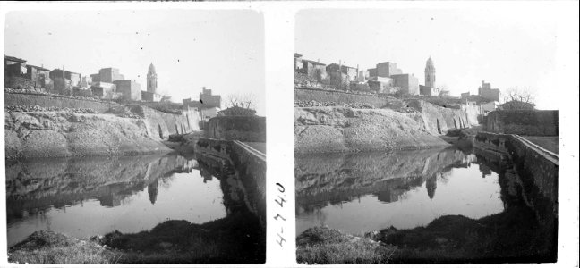 Vista parcial de la Pobla de Montornès des de la bassa
